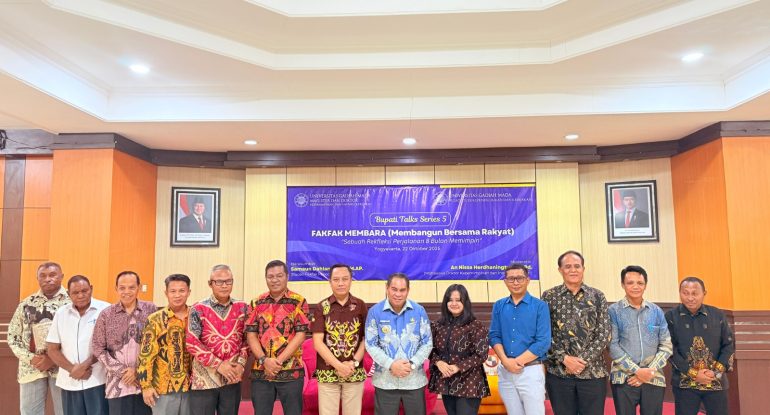 Pemkab Fakfak dan UGM Bersinergi Perkuat Pembangunan SDM