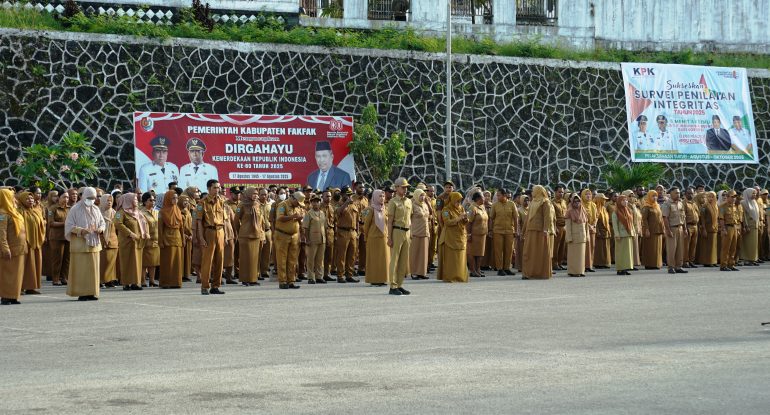 ASN Fakfak Mantapkan Disiplin dan Semangat Sambut HUT KORPRI ke-54